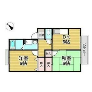 MAISON BERGE(メゾン・ベルジュ)【2階】の間取り