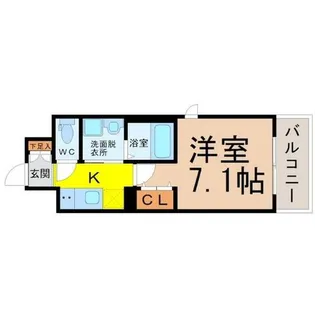 カンピオーネ御器所通【9階】の間取り