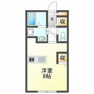 コンフォート小山【1階】の間取り