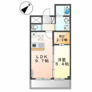 オリエント黒土【1階】の間取り