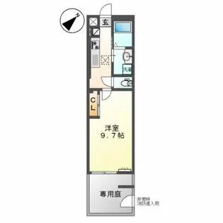 カンパニュール【1階】の間取り