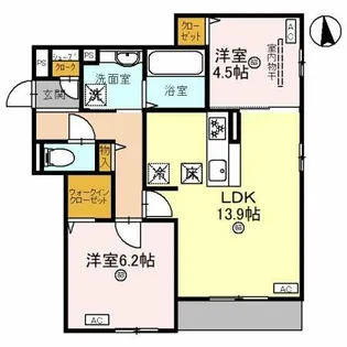 スペチアーレ堺東【2階】の間取り