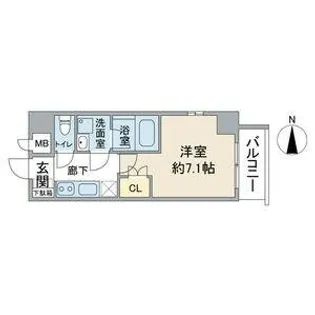 VANCOUVER1118大曽根【8階】の間取り