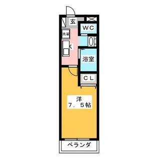 A・City守山元郷【1階】の間取り