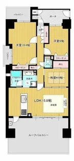 ピアッツァコート八木駅前【2階】の間取り