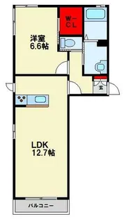 福岡県北九州市八幡西区南王子町【アパート】の間取り