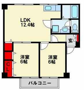 福岡県北九州市八幡西区大平1丁目【アパート】の間取り