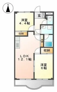 プロニティハイム清水【1階】の間取り