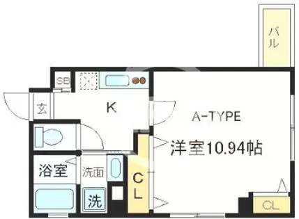 メゾン・デ・ノムラ南久宝寺【8階】の間取り