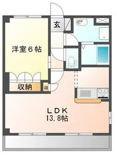 メゾン トレント【2階】の間取り