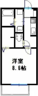 マ・メゾンⅠ【202号室】の間取り