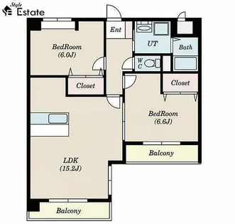 S-FORT西郊通【2階】の間取り