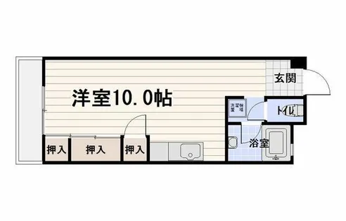 グランブルーアクア【3階】の間取り