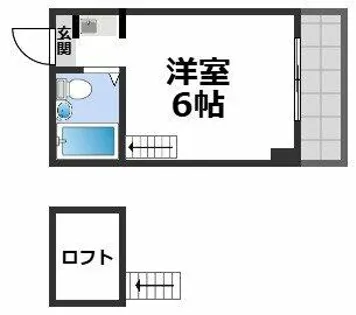 YOUハイム寿Ⅱ番館【4階】の間取り