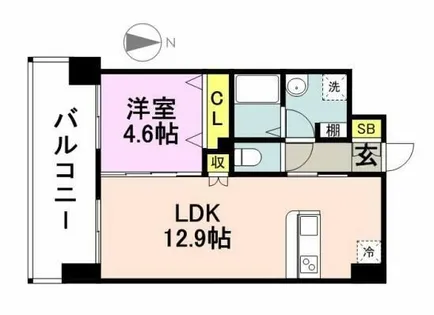 sho style HAKATA【12階】の間取り