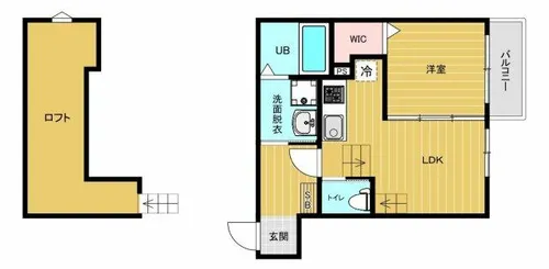 RAINBOW南福岡【1階】の間取り