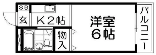 ハーミティジ平池【3階】の間取り