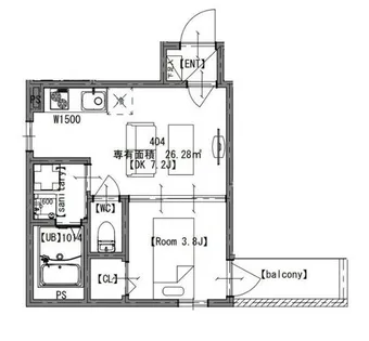 AXIA CITY大阪淡路【4階】の間取り