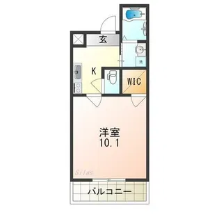 フジパレス田辺EAST【1階】の間取り