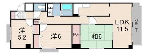 FIGTREE2号館【2階】の間取り