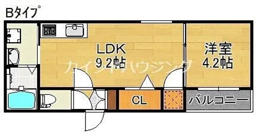 GRANDIR御崎Ⅰ【2階】の間取り