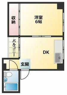 ハッピーハイツ【2階】の間取り