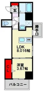 Legend113【9階】の間取り