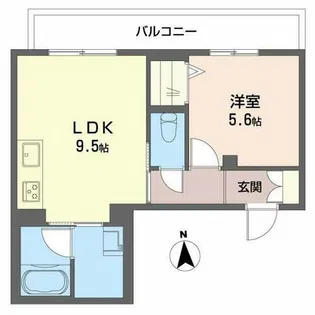 グレイス十三【3階】の間取り