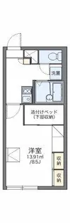 レオパレスHOTハウス登別【110号室】の間取り