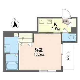 グレイス十三【1階】の間取り