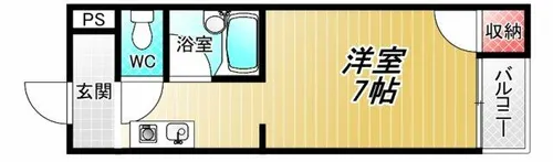 ピッコロオベスト【3階】の間取り