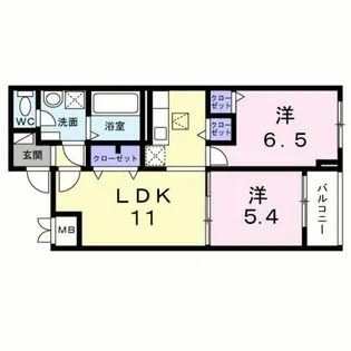 ヒカルサ岸和田畑町【3階】の間取り