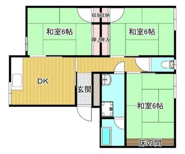 アーバンハイム2【101号室】の間取り