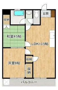 久留米中央ビル【5-C号室】の間取り
