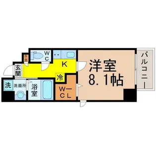 シャルマン新栄【9階】の間取り