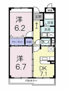 アロース【2階】の間取り