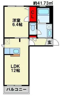 リンデンバーム A棟【203号室】の間取り