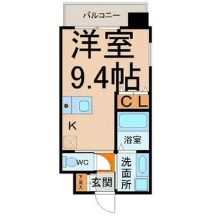 プレサンス鶴舞駅前ブリリアント【8階】の間取り