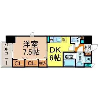 Artemis(アルテミス)【4階】の間取り