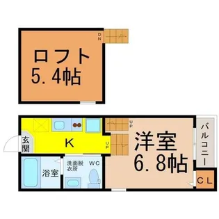 プランドル・メゾン【1階】の間取り