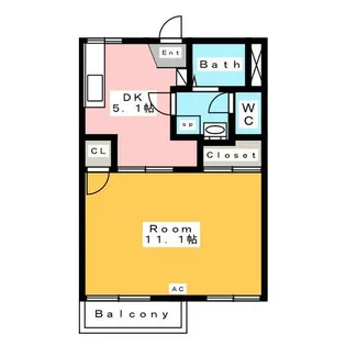 プレメゾーンいとう C【2階】の間取り