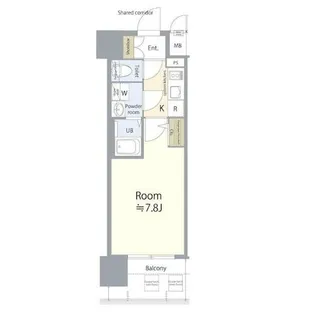 エスリード名古屋サザンプレイス【3階】の間取り