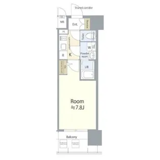 エスリード名古屋サザンプレイス【5階】の間取り