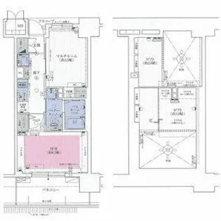 エステムコート名古屋駅前CORE【10階】の間取り