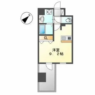 アドバンス名古屋モクシー【15階】の間取り