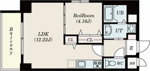 GRANDUKE新栄【5階】の間取り