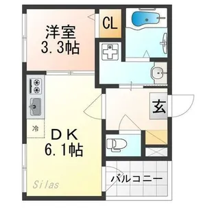 Grand Chariot御所ノ内町【1階】の間取り