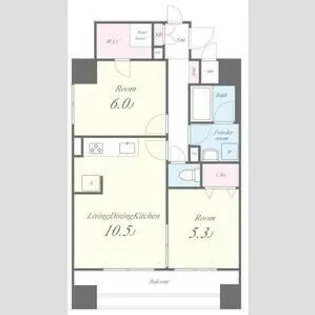 レジェンド K【5階】の間取り