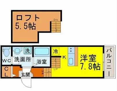 stage荒畑【1階】の間取り