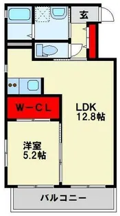 ベイスタイル【1階】の間取り